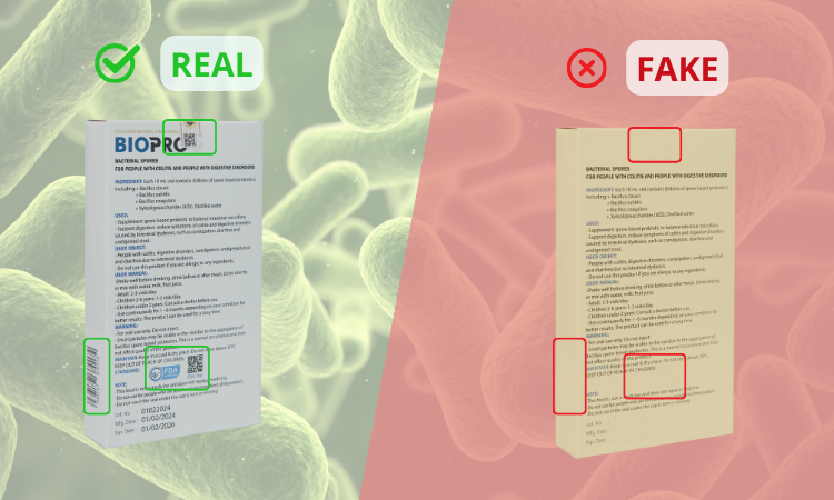 ตรวจสอบบาร์โค้ดเพื่อแยกแยะสินค้าของแท้และสินค้าลอกเลียนแบบ