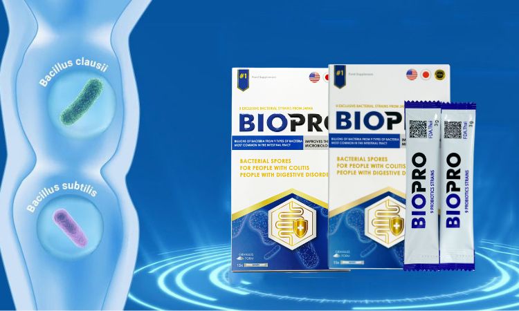 Biopro เป็นโปรไบโอติกที่พัฒนาขึ้นเพื่อรองรับโรคลำไส้ใหญ่อักเสบและความผิดปกติของระบบทางเดินอาหาร ด้วยการผสมผสานระหว่างส่วนผสมจากธรรมชาติและเทคโนโลยีขั้นสูง Biopro นำประโยชน์มากมายมาสู่ผู้ใช้ในการลดอาการและปรับปรุงคุณภาพชีวิตด้วย