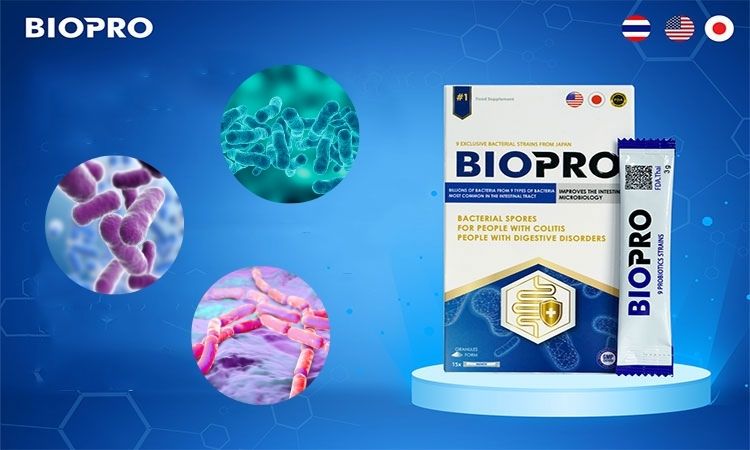 ใช้ผลิตภัณฑ์เสริมอาหาร BIOPRO เพื่อสุขภาพของลำไส้